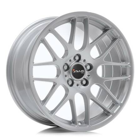 AVUS AC-MB4 Hyper Silver 8x18 5/112 ET45 CB66,6 60° - Alumiinivanteet - 269630 - 1