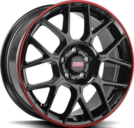 BBS XR Black 7,5x17 5/114,3 ET35 CB82.0 60° - Alumiinivanteet - 306090 - 1