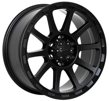 D471 Flatblack 8x18 6/139,7 ET20 CB106.1 60° - Alumiinivanteet - 336670 - 1