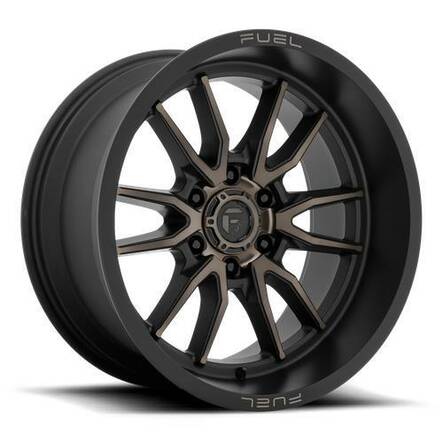 D762 CLASH MATTE BLACK DOUBLE DARK TINT 10x20 8/170 ET-18 CB125.1 60° - Alumiinivanteet - 313400 - 1