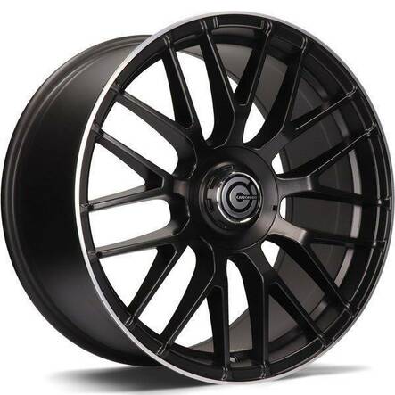 Dark Deep Matt Black Lip Polished 8x18 5/112 ET35 CB66.5 60° - Alumiinivanteet - 314080 - 1