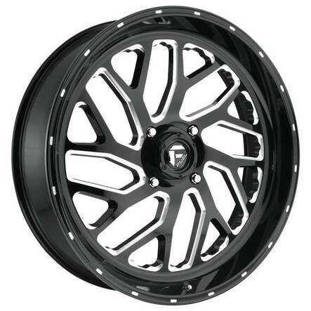 FC581 GLOSS BLACK MILLED 8,25x22 8/200 ET105 CB142.0 60° - Alumiinivanteet - 247520 - 1