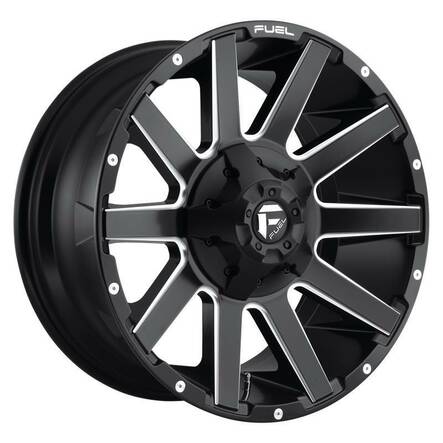 FC616 MATTE BLACK MILLED 10x20 6/135/139,7 ET-19 CB106.1 60° - Alumiinivanteet - 251270 - 1