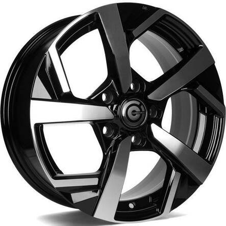 Quincy Black Front Polished 6,5x16 5/114,3 ET40 CB73.1 60° - Alumiinivanteet - 313640 - 1