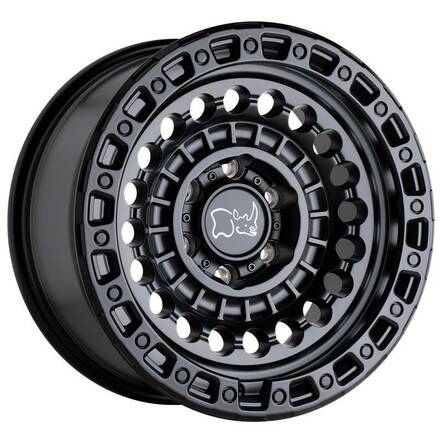 SENTINEL MATTE BLACK 8,5x17 8/165,1 ET-18 CB125.1 60° - Alumiinivanteet - 312430 - 1