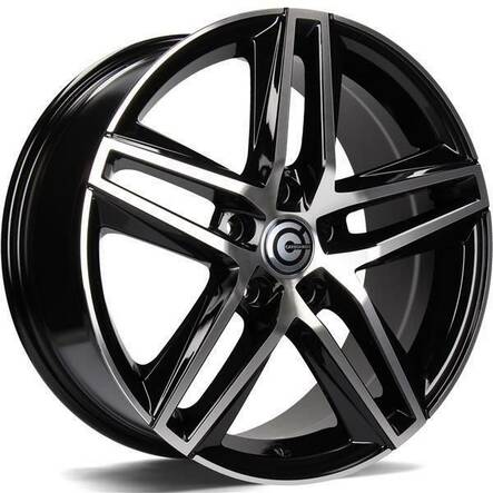 Stormy Black Front Polished 7,5x17 5/112 ET42 CB57.1 60° - Alumiinivanteet - 313650 - 1