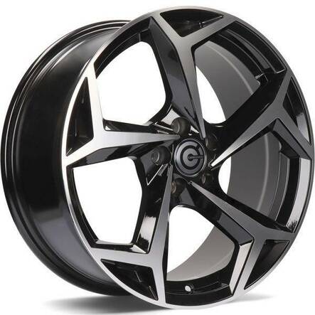 Tropico Black Front Polished 7,5x17 5/100 ET40 CB57.1 60° - Alumiinivanteet - 313600 - 1