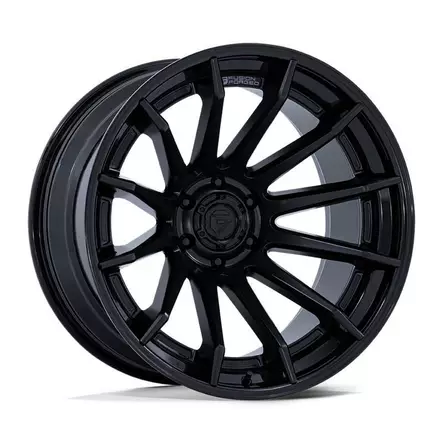 FC403 BURN MATTE BLACK W/ GLOSS BLACK LIP 9x20 5/127 ET1 CB71.5 60° - Alumiinivanteet - 341230 - 1