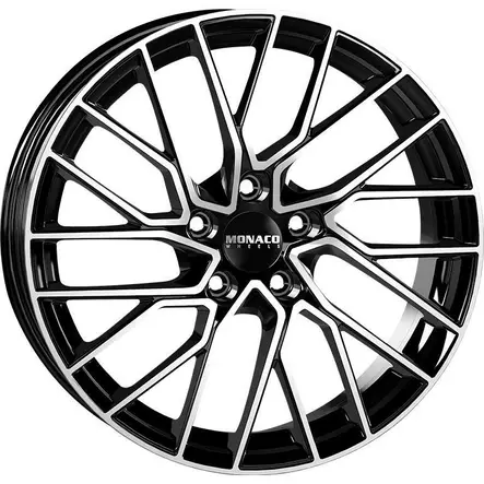 GP11 Black Polished 8x19 5/108 ET45 60° - Alumiinivanteet - 360560 - 1