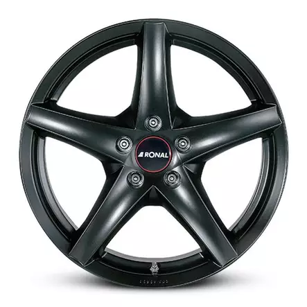 R41 Matt Black 7x16 5/112 ET50 CB76.0 60° - Alumiinivanteet - 360800 - 1