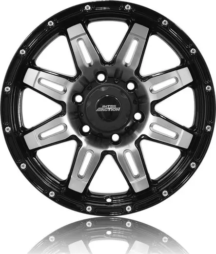 GRABBER Gloss Black Polished 8x17 6/139,7 ET25 60° - Alumiinivanteet - 360930 - 1