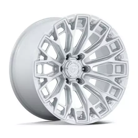 FC882 TRAX GLOSS SILVER W/ MACHINED FACE 9x20 8/180 ET1 CB124.2 60° - Alumiinivanteet - 361020 - 1