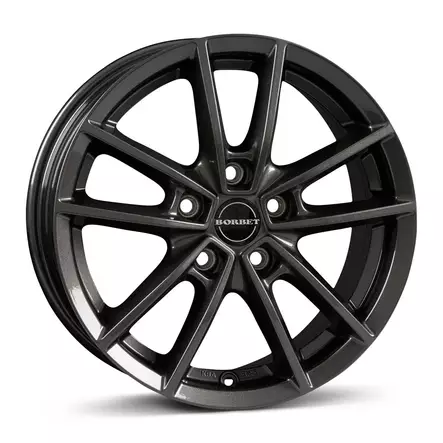 BORBET W Mist Antracite Gloss 6x15 5/100 ET43 CB57.1 - Alumiinivanteet - 340410 - 2
