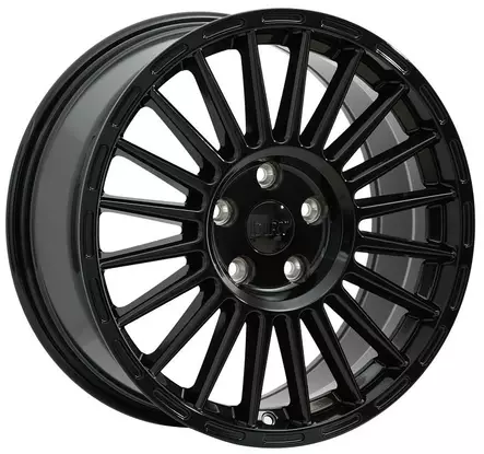 D75 Glossblack 8x18 6/120 ET45 CB74.6 60° - Alumiinivanteet - 363000 - 1