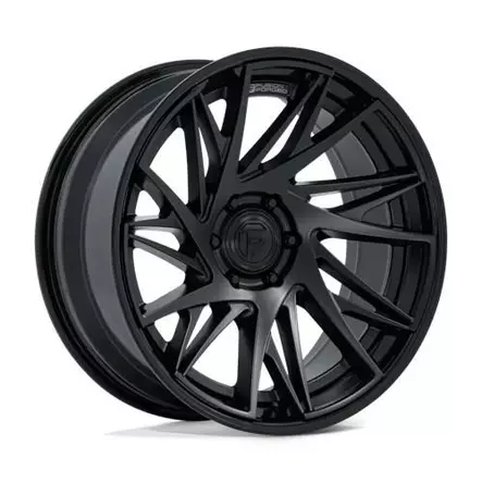 FC405 DYNAMO MATTE BLACK W/ GLOSS BLACK LIP 9x20 6/135 ET1 CB87.1 60° - Alumiinivanteet - 368730 - 1