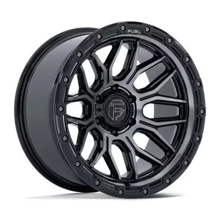 FC881 SURGE GLOSS BLACK MACHINED W/ GRAY TINT 9x17 6/139,7 ET20 CB106.1 60° - Alumiinivanteet - 354420 - 1