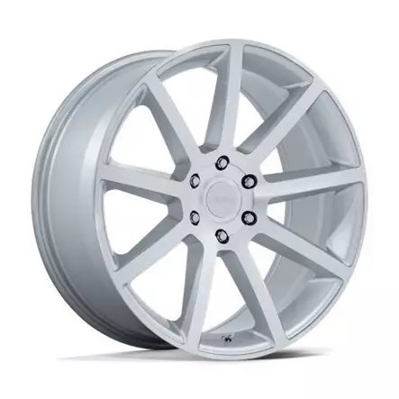 PE007 P6E GLOSS SILVER W/ MACHINED FACE 9,5x22 6/135 ET30 CB87.1 60° - Alumiinivanteet - 361210 - 1