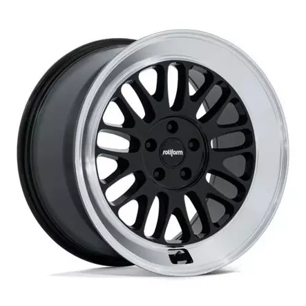 RC214 SCP GLOSS BLACK W/ DIAMOND CUT LIP 9,5x18 5/114,3 ET38 CB72.6 60° - Alumiinivanteet - 372580 - 1