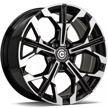 RUNNER Black Front Polished 8x18 5/112 ET30 CB66.6 60° - Alumiinivanteet - 356500 - 1