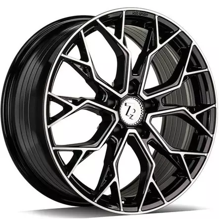 SSF-2 Black Front Polished 8x18 5/120 ET30 CB72.6 60° - Alumiinivanteet - 373150 - 1