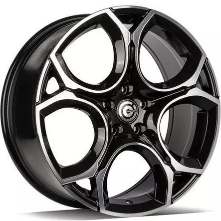 UNIQUE Black Front Polished 7,5x18 5/112 ET45 CB57.1 60° - Alumiinivanteet - 350550 - 2