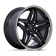 ABL-46 DUKE SATIN BLACK W/ DDT LIP 9x22 5/120 ET15 CB74,1 60° - Alumiinivanteet - 325680 - 1