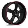 AVUS AF10 Matt Black Red Line 9x20 5/112 ET45 CB66,6 R13 - Alumiinivanteet - 269900 - 1