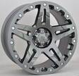 D66 Flatgunmetal. 9x17 6/139,7 ET25 CB106.1 60° - Alumiinivanteet - 35670 - 1