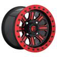 FV911 GLOSS BLACK RED TINTED CLEAR 7x15 4/137 ET38 CB110.1 60° - Alumiinivanteet - 243120 - 1