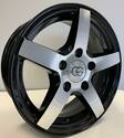 GG Trailer Black Polished 5,5x14 5/112 ET30 CB66,6 R12 - Alumiinivanteet - 298200 - 1