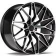 GLORY Black Front Polished 9,5x21 5/112 ET26 CB66,6 60° - Alumiinivanteet - 323980 - 2