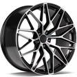 GLORY Black Front Polished 9,5x21 5/112 ET26 CB66,6 60° - Alumiinivanteet - 323980 - 1