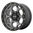 KM541 Satin Gray With Black Lip 8,5x17 8/170 ET0 CB125.1 60° - Alumiinivanteet - 299080 - 1