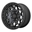 KM545 Satin Black With Gray Tint 9x17 6/135 ET18 CB87,1 60° - Alumiinivanteet - 271200 - 1