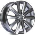 Madrid Anthracite Front Polished 6x15 5/100 ET38 CB57.1 60° - Alumiinivanteet - 313520 - 1