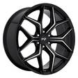 NC232 GLOSS BLACK MILLED 10x24 6/139,7 ET30 CB106,1 60° - Alumiinivanteet - 251300 - 1