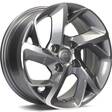 Nantes Anthracite Front Polished 6,5x15 4/108 ET25 CB65,1 60° - Alumiinivanteet - 314180 - 1