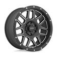 PA40 VERTIGO SATIN BLACK MILLED 9x20 6/139,7 ET-12 CB108,0 60° - Alumiinivanteet - 331630 - 1