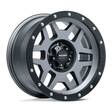 PA41 PHASER MATTE GRAPHITE W/ BLACK LIP 9x17 6/139,7 ET-6 CB108.0 60° - Alumiinivanteet - 338400 - 1