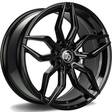 SCF-D Black Glossy 9,5x19 5/112 ET40 CB66,6 60° - Alumiinivanteet - 314300 - 1