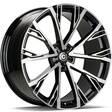 STAR Black Front Polished 9,5x22 5/112 ET25 CB66,5 60° - Alumiinivanteet - 333200 - 1