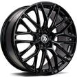 SV-P Black Glossy 8x18 5/112 ET35 CB66.5 60° - Alumiinivanteet - 323990 - 1
