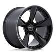 TTF GLOSS BLACK W/ DDT LIP 9,5x20 5/114,3 ET32 CB72.6 60° - Alumiinivanteet - 321520 - 1