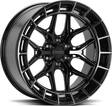 VOSSEN HFX1 Tinted Gloss Black 10x22 5/127 ET-18 CB71,5 60° - Alumiinivanteet - 335200 - 1