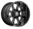XD825 Gloss Black Milled 10x22 6/139,7 ET-18 CB106,2 60° - Alumiinivanteet - 322580 - 1
