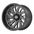 XD826 Satin Black Milled 10x20 5/127 ET-24 CB78,3 60° - Alumiinivanteet - 324600 - 1