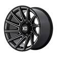 XD867 SPECTER GLOSS BLACK MILLED 10x20 6/135 ET-18 CB87,1 60° - Alumiinivanteet - 317530 - 1