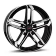 BORBET ATX black polished glossy 8x19 5/112 ET44 CB57,1 - Alumiinivanteet - 339240 - 1