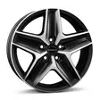 BORBET CWZ Mistral Anthracite Gloss Pol 7,5x18 5/120 ET53 CB65,1 - Alumiinivanteet - 340100 - 1