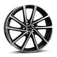BORBET V black polished glossy 7x19 5/108 ET47.5 CB63,4 60° - Alumiinivanteet - 340370 - 1
